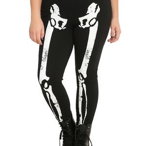 SKELETON GLOW-IN-THE-DARK LEGGINGS